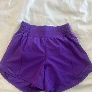 Women's Purple Athletic Shorts